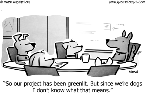 Australian Shepherd Cartoon by Anton Hout