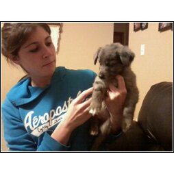 This is when we first brough her home